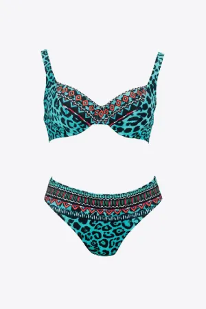 * APP EXCLUSIVE* Leopard Aztec Bikini Set