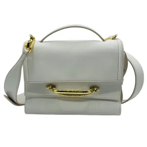 Alexander McQueen  Women's The Story Ivory Leather Cross-body Bag 619746 9006