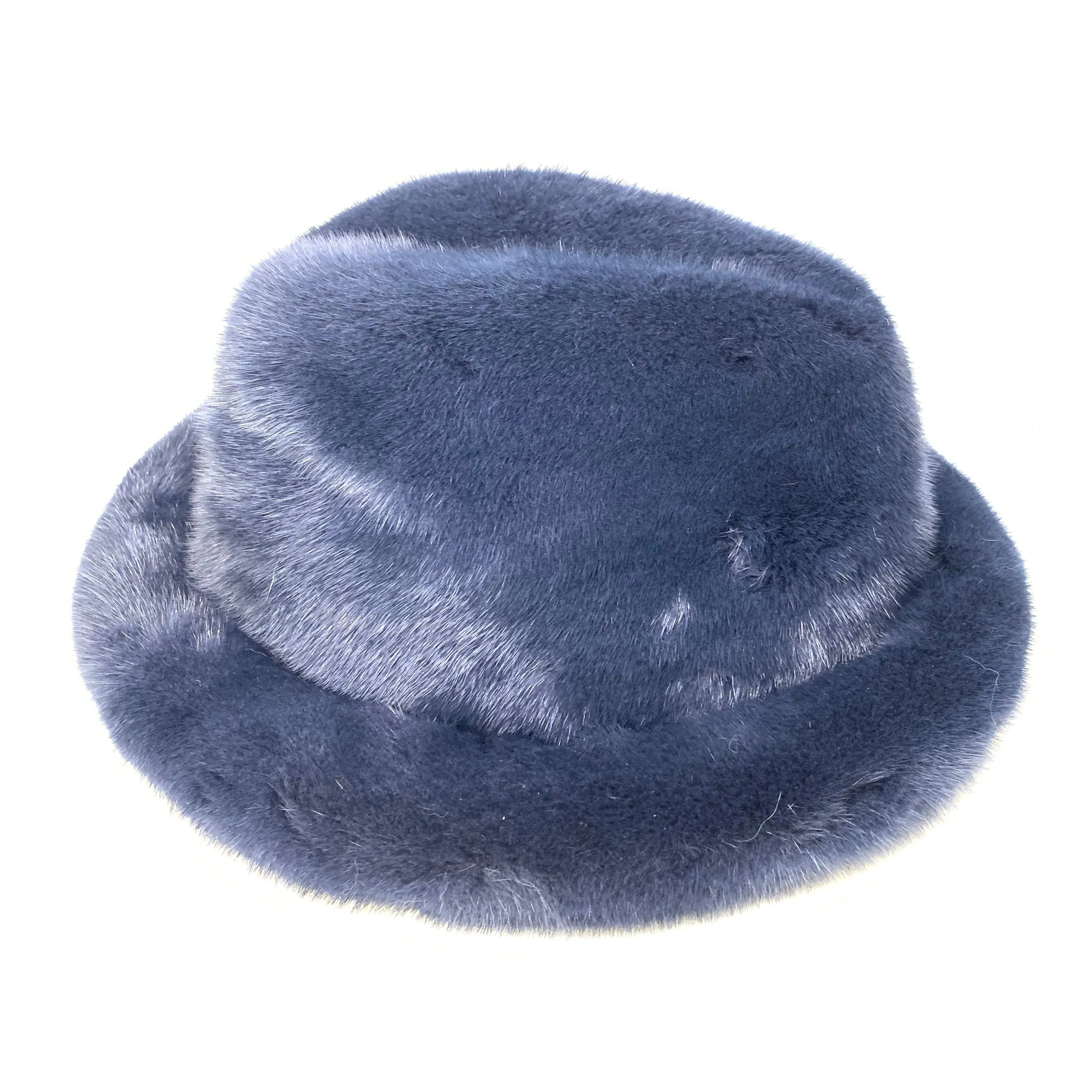 Kashani Men's Navy Full Mink Fur Top Hat