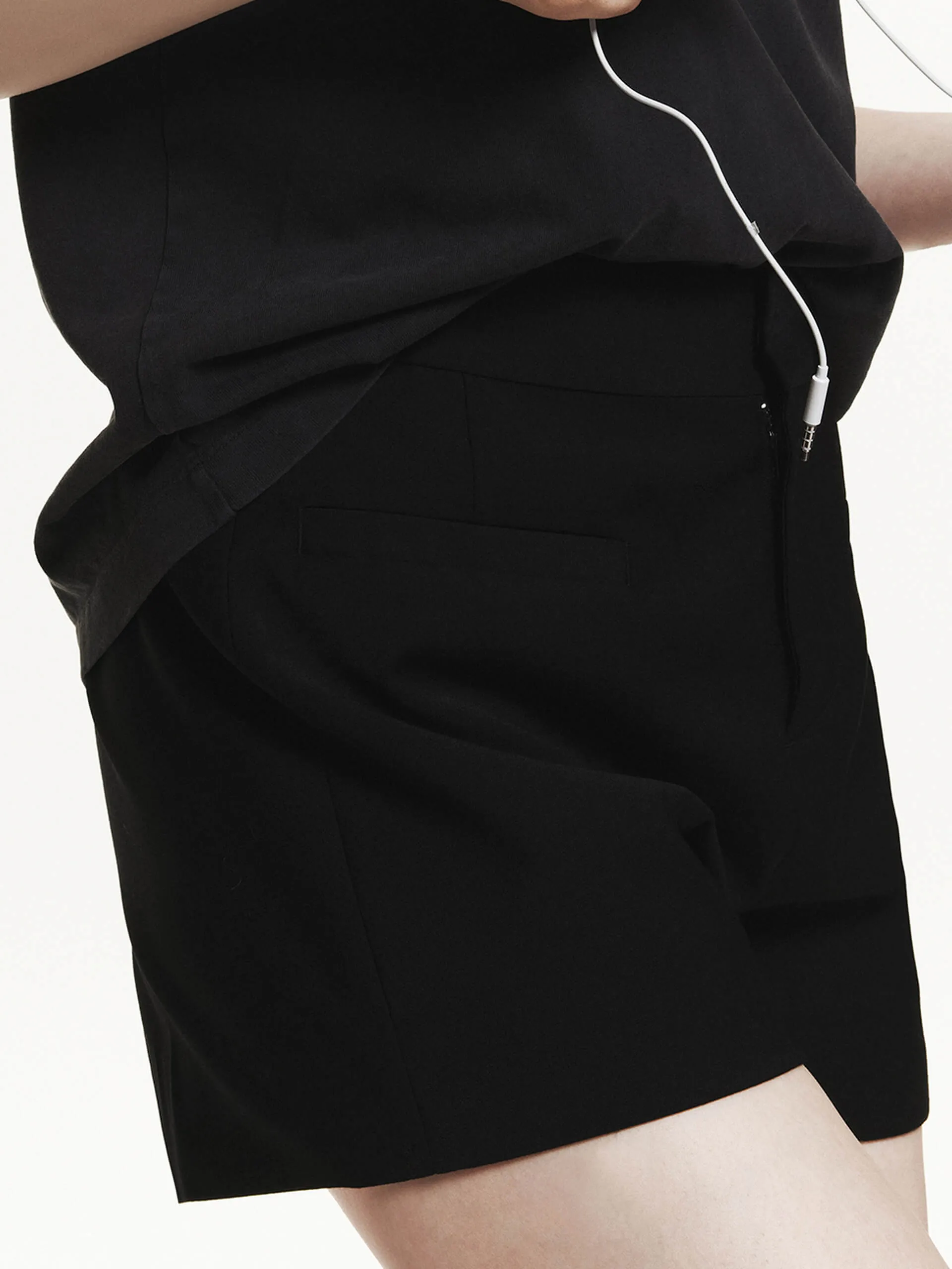Tailored High Waist Shorts